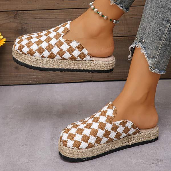 Women's Slip-On Ethnic Style Espadrilles 49388780C