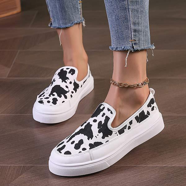 Women's Breathable Slip-On Casual Flat Canvas Shoes 52794390C
