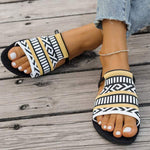 Women's Flat Bohemian Slippers 92117320C