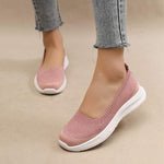 Women's Flyknit Slip-On Flat Casual Sneakers 50540456C