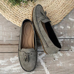 Women's Casual Tassel Hand-Sewn Flat Shoes 41569015S