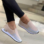 Women's Casual Color Block Flat Loafers 05125883C