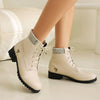 Women's Casual Studded Lace Up Ankle Boots 60142067S