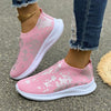 Women's Slip-On Casual Running Breathable Sports Shoes 08440924S