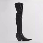 Women's Fashion Pointed Elastic Over-the-Knee Boots 65329753S