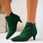 Women's Suede Stiletto Ankle Boots 47481943C