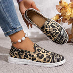 Women's Leopard Print Casual Versatile Flat Shoes 26561558C