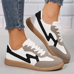 Women's Flat Casual Lace-Up Sneakers 85237057C