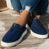 Women's Casual Color Block Zipper Daily Flat Shoes 16727264S