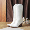 Women's Fashion Faux Shearling Knee-High Western Boots 14488746S