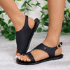Women's Toe Ring Roman Slide Sandals 06041919C