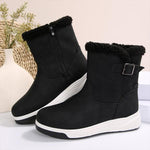 Women's Casual Side Zipper Thick Soled Snow Boots 43056091S