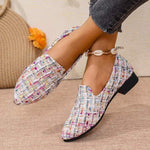 Women's Pointed Toe Fabric Slip-On Shoes 41993071C