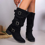 Women's Belted Shaft Boots 61698388C