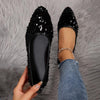 Women's Fashionable Sequined Slip-On Flats 07143243S