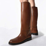 Women's Brown Vintage Over-the-Knee Boots 27687522C