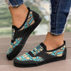 Women's Casual Mesh Ethnic Pattern Flats 03002158S