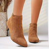 Women's Suede Stiletto Ankle Boots 47481943C