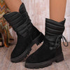 Women's Lace-Up Short Snow Boots 21410798C