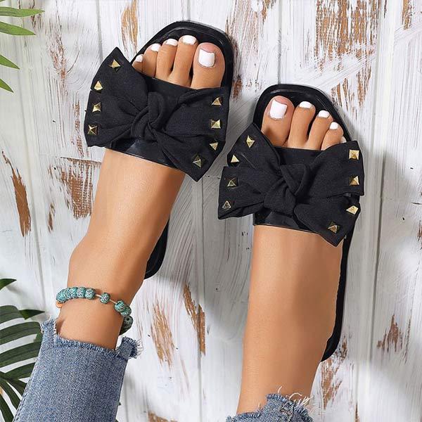 Women's Bowknot Slide Sandals 16664790C