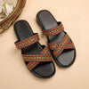 Women's Cross-Strap Ethnic Slippers with Colorful Thread 42573176S