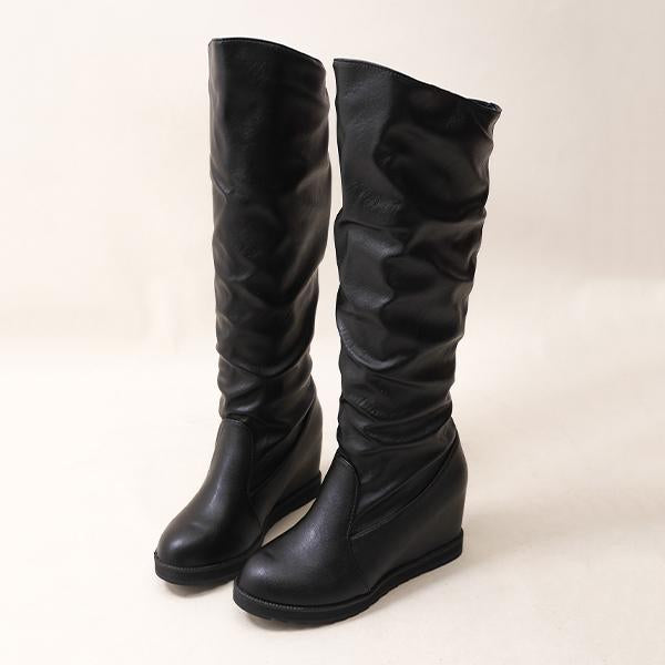 Women's Casual Wedge Knee Boots 18270779S