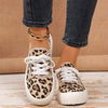 Women's Leopard Print Casual Canvas Shoes 88286893C