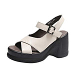 Women's Vintage Block Heel Sandals 48666640C