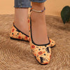 Women's Flat Floral Print Shoes 35850344C