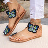 Women's Colorful Butterfly Flat Sandals 83973871C