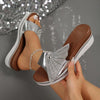 Women's Rhinestone Fashion Wedge Slippers 74896168S