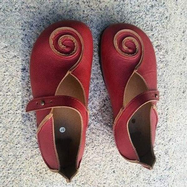 Women's Retro Baotou Slip-On Shoes 04323384C