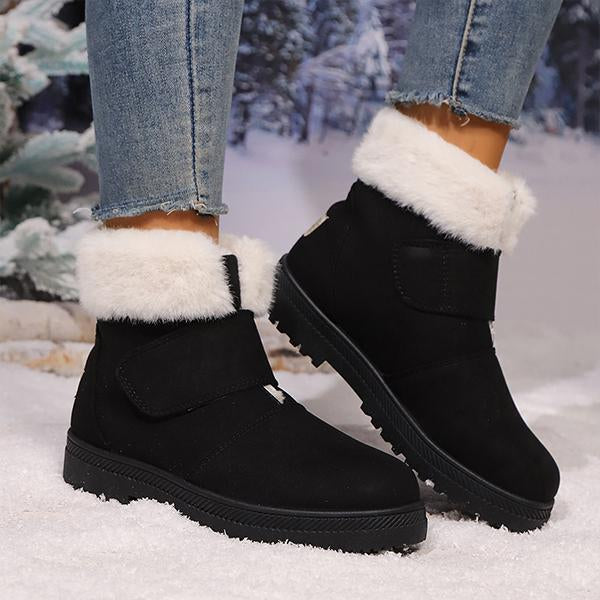 Women's Casual Velcro Thick Sole Snow Boots 52034710S