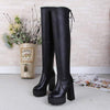 Women's Thick-Soled Elastic Over-The-Knee Boots 84766320C