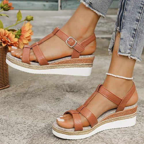 Women's Flat Wedge Casual Sandals 94662303C