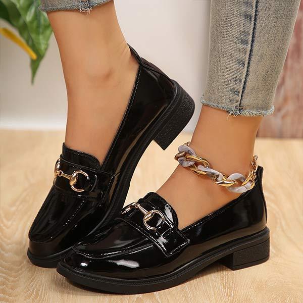 Women's Loafers with Chain Detail 90304851C