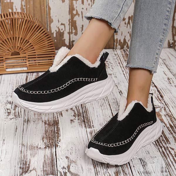 Women's Casual Warm Fleece-Lined Shoes 20940236C