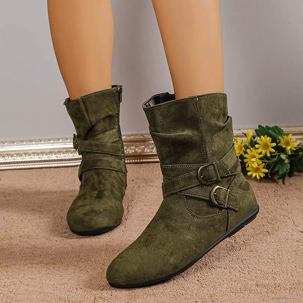 Women's Suede Ankle Boots 86882259C