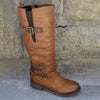 Women's Round-Toe Vintage Riding Boots 92634688C