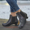Women's Retro Elegant Low Heel Ankle Boots 88389486S