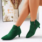 Women's Suede Stiletto Ankle Boots 47481943C