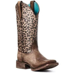 Women's Leopard Print Mid-Calf Riding Boots 00494590C