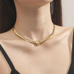 Women's Fashion Love Collarbone Necklace 53325203S