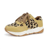 Women's Leopard Print Casual Platform Lace-Up Sneakers 33140227S