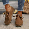 Women's Lace-Up Flat Casual Shoes 40946324C