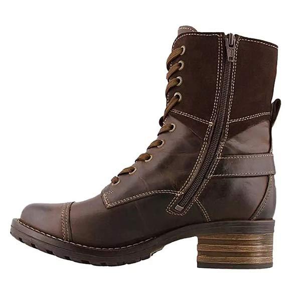 Women's Mid-Heeled Lace-Up Ankle Martin Boots 05053190C