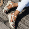 Women's Platform Peep-Toe Wedge Sandals 66736379C