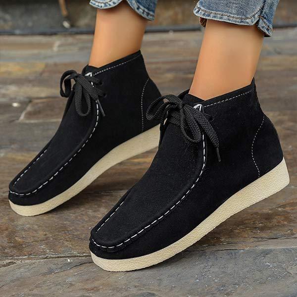 Women's High-Top Lace-Up Casual Shoes 89023456C