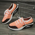 Women's Fashion Lace-Up Flying Knit Sneakers 58117017S