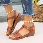 Women's Flat Wedge Casual Sandals 42484193C